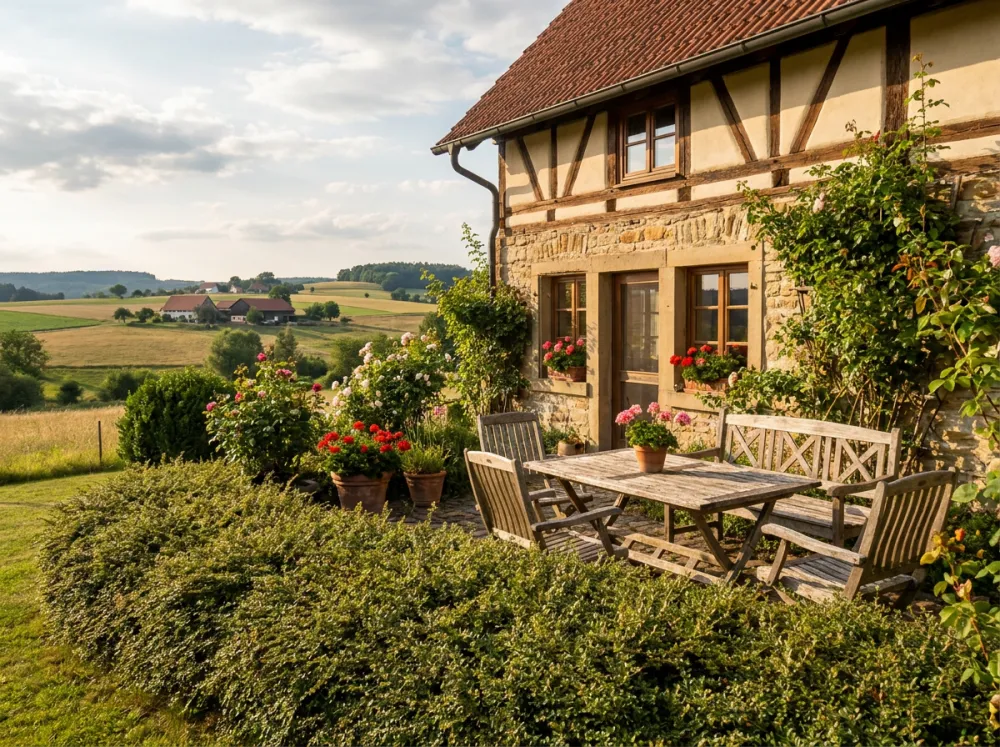 Das Ferienhäusle mit eigener Gartenterrasse