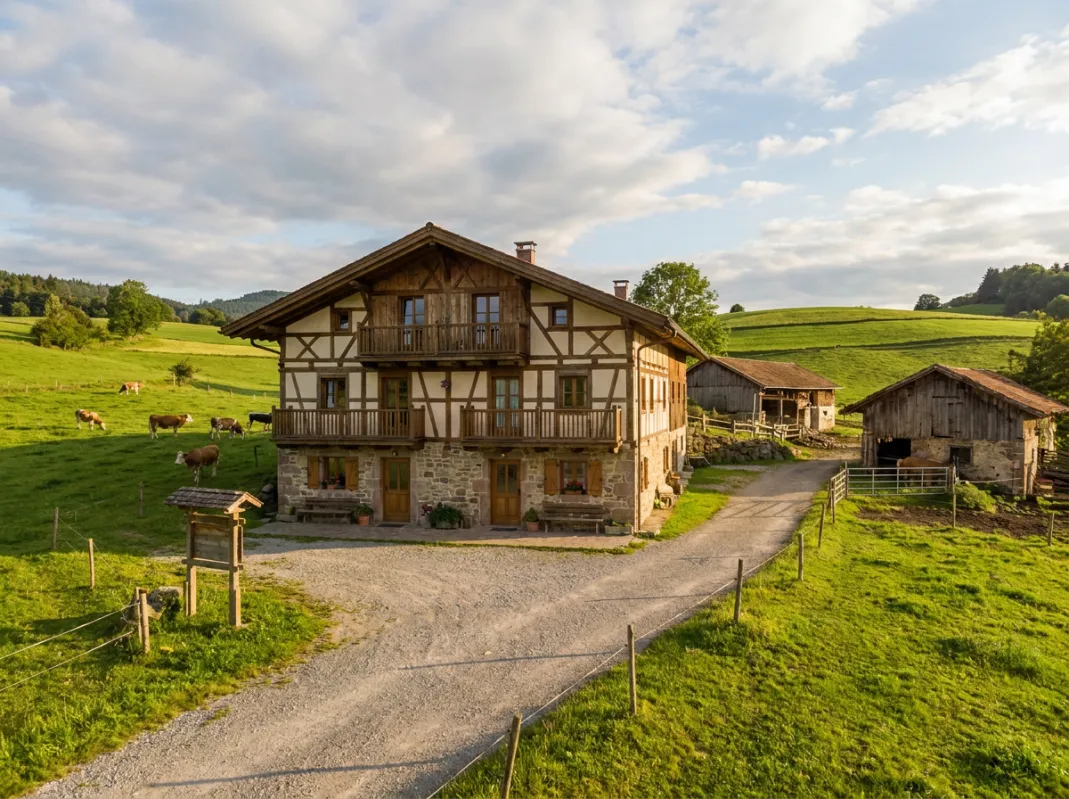 Das Haus An der Weide mit den Wohnungen Marta und Frieda